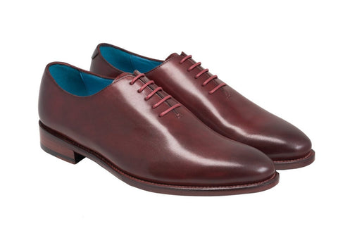 dominique saint paul whole cut aristocrat modele dark burgundy with sole profile