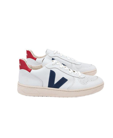 V-10 LEATHER EXTRA WHITE NAUTICO PEKIN